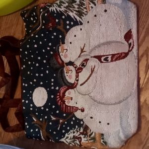 Winter snowman purse